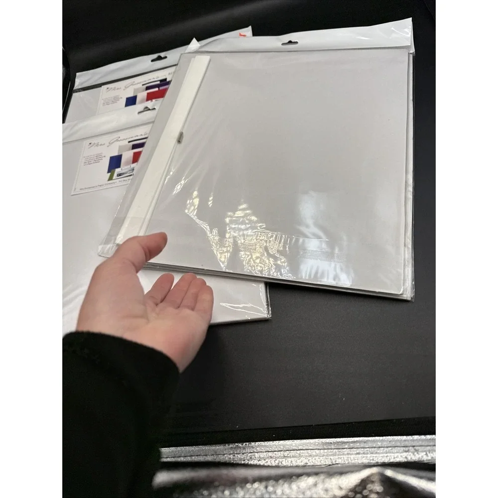 20 Mrs Grossman's 12x12 Refill Pages + 20 Page Protectors Scrapbooking
